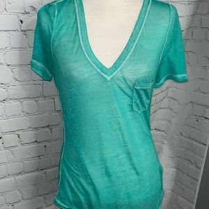 Aeropostale - mint green - t shirt - M